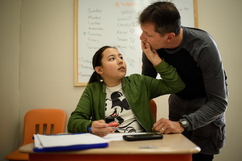 James Martin and his daughter, Mia.