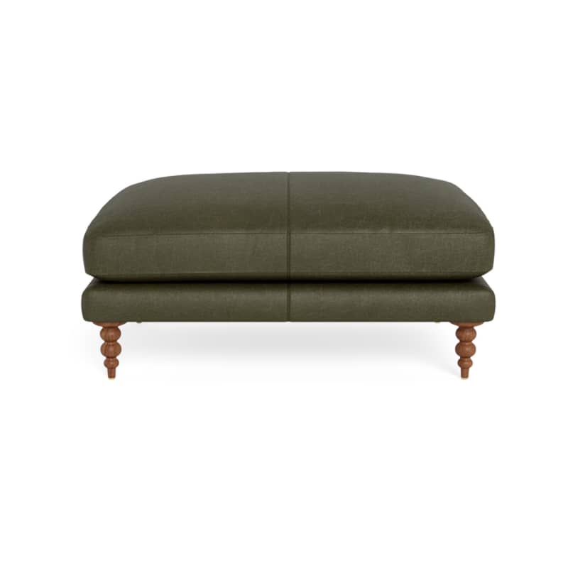 Maxwell Leather Ottoman