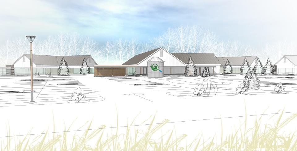 A rendering of the future Gentex Discovery, which will include preschool and daycare.