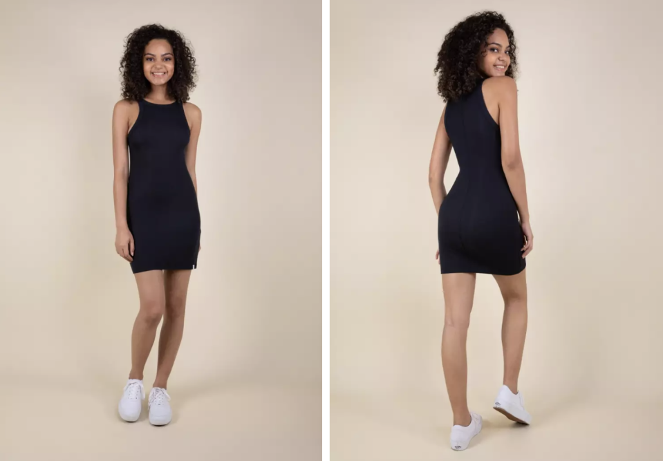 Rawbought Daydream Ribbed Fitted Tank Dress. PHOTO: Zalora