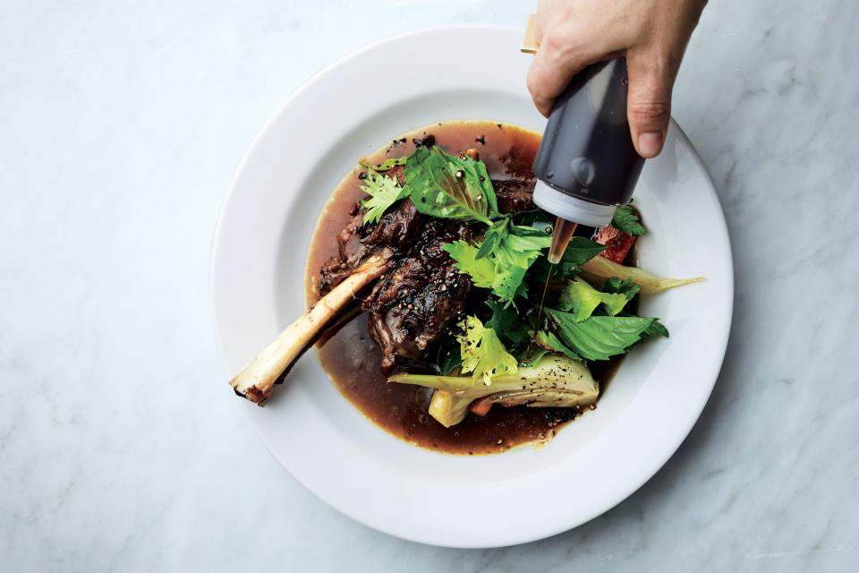 Braised Lamb Shanks with Fish Sauce