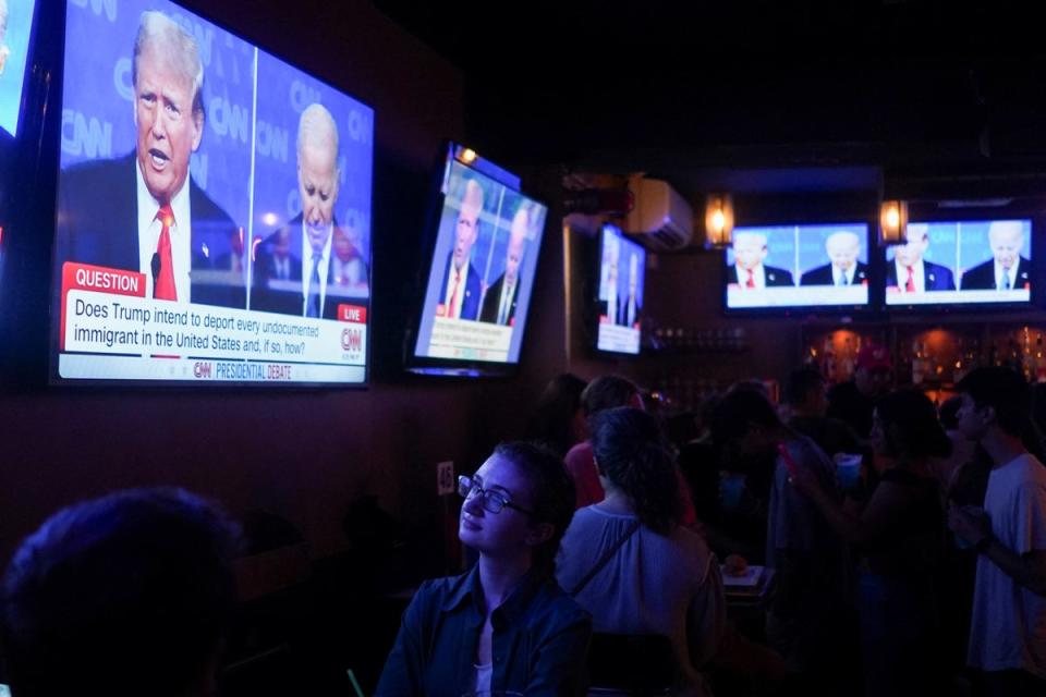 News networks - no matter where they lean politically - were united in their reactions to a debate labeled a “disaster” (REUTERS)