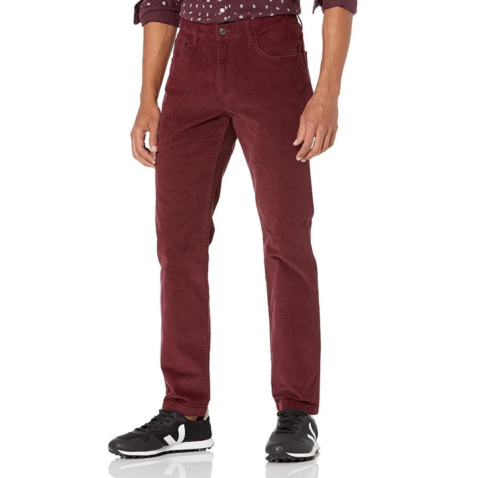 Slim-Fit 5-Pocket Comfort Stretch Corduroy Pant