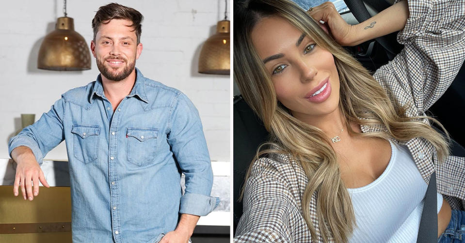 Married at First Sight star Jason Engler has made his relationship with former MAFS star KC Osbourne official on Instagram. Photo: Nine/Instagram