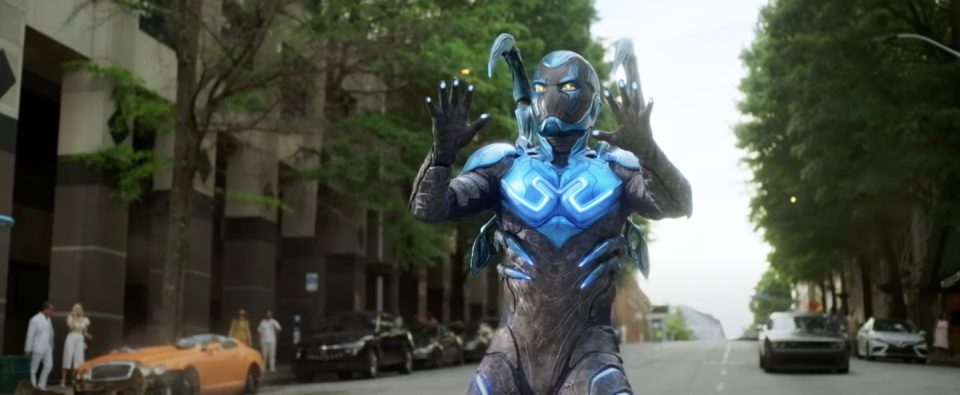 xolo maridueña as jaime reyes in blue beetle