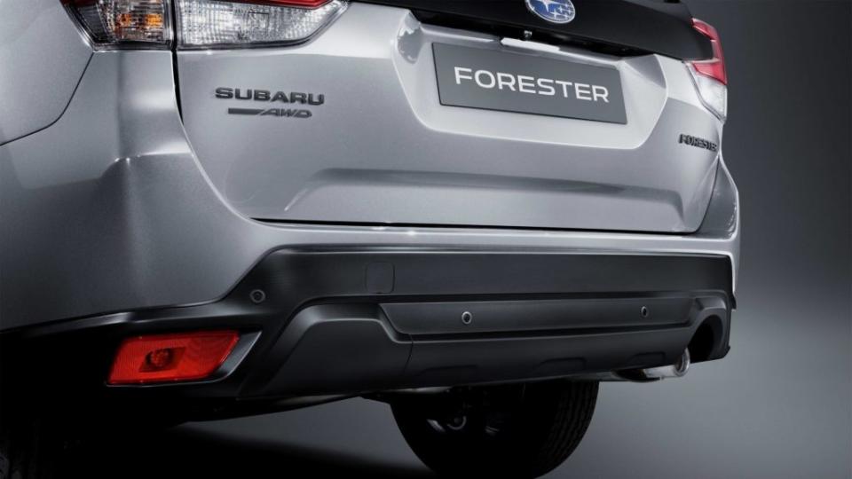 全車多處有黑化套件，還包括「Subaru / SAWD / EyeSight / Forester」專屬銘牌。(圖片來源/ Subaru)