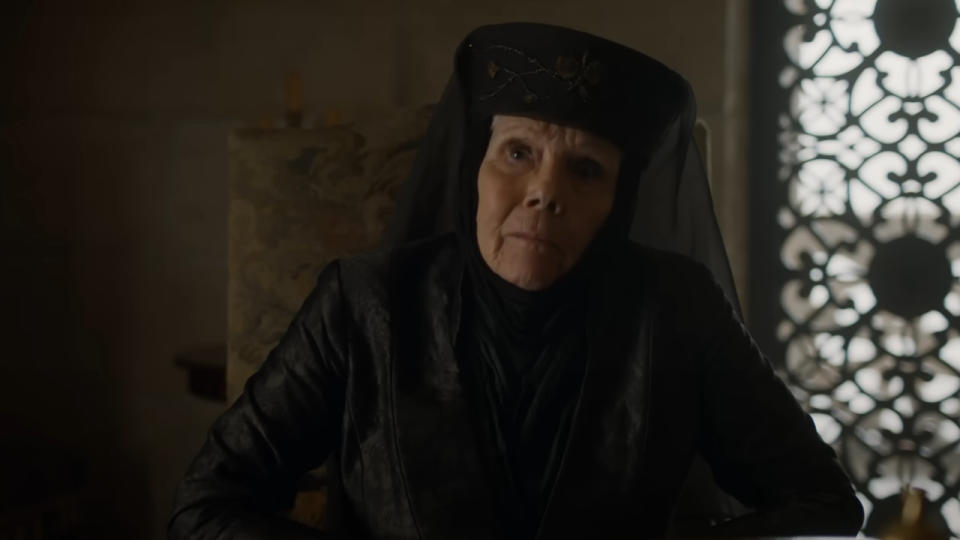 <p> Olenna Tyrell (Dame Diana Rigg) went out like a boss in the Season 7 episode “The Queen’s Justice,” giving fans a fulfilling moment. However, it didn’t take the head of House Tyrell long to build up support, as she only popped up in 18 episodes, according to Rigg’s IMDb page. </p>