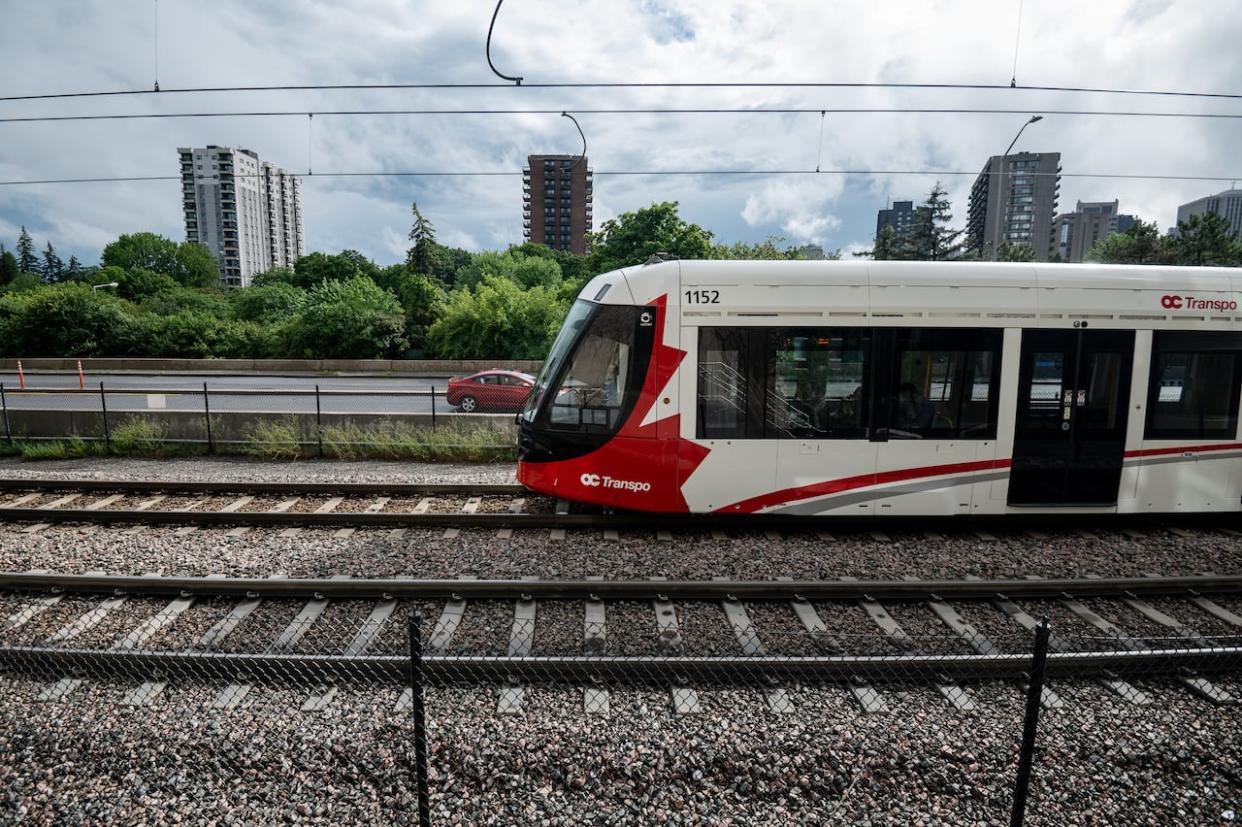 The latest long-range financial plan for the City of Ottawa suggests the Stage 3 LRT expansion won't be an affordable option for at least the next 25 years.  (Spencer Colby/The Canadian Press - image credit)