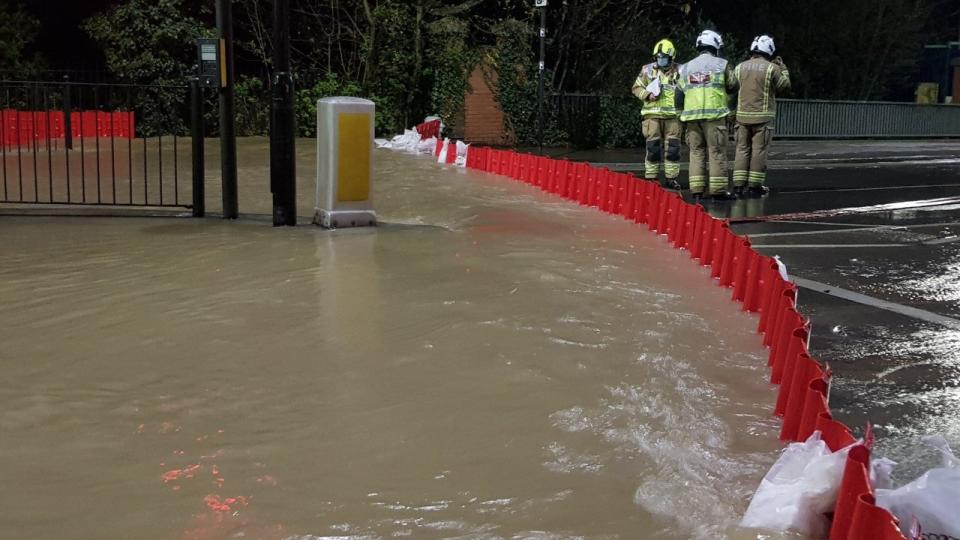 The London Fire Brigade received ‘numerous calls’ about flooding in parts of London (London Fire Brigade)