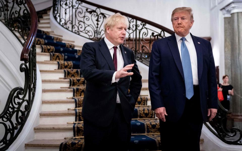 Boris Johnson and Donald Trump - Erin Schaff/AFP