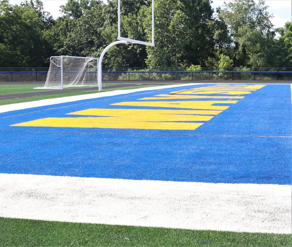 Maysville Local Schools recently updated the turf field at the Maysville Athletic Complex. There will also be a new scoreboard, sound system and field goal posts, and the track will be repainted.