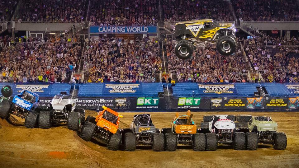 This two-day championship is the biggest event of the season and showcases the best trucks and drivers in Racing, Freestyle, High Jump, and Skills competitions.