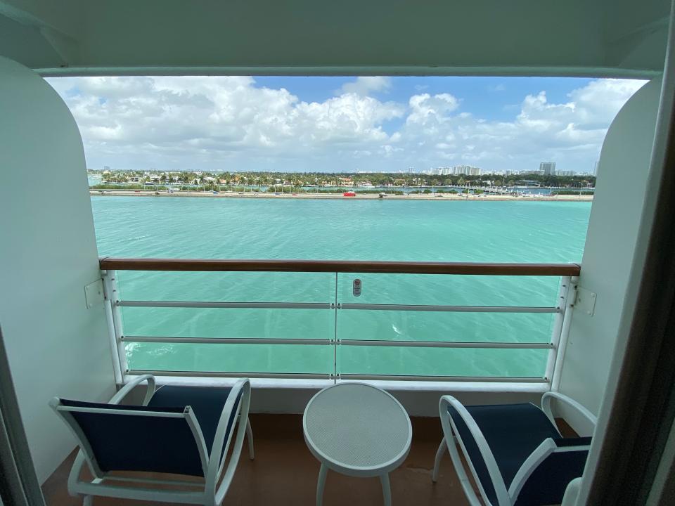 shop of the veranda on a deluxe stateroom on a disney magic cruise ship