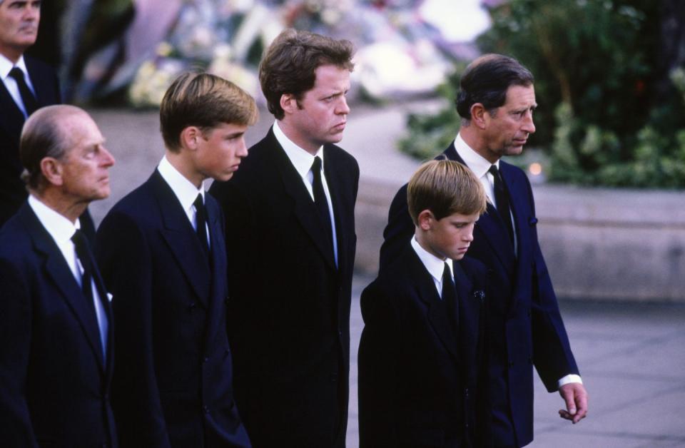 <p><a href="https://www.townandcountrymag.com/society/tradition/a7570/prince-william-advice-boy-lost-his-mother/" rel="nofollow noopener" target="_blank" data-ylk="slk:Princess Diana dies;elm:context_link;itc:0;sec:content-canvas" class="link ">Princess Diana dies</a> on August 31, following a car crash in Paris.</p>