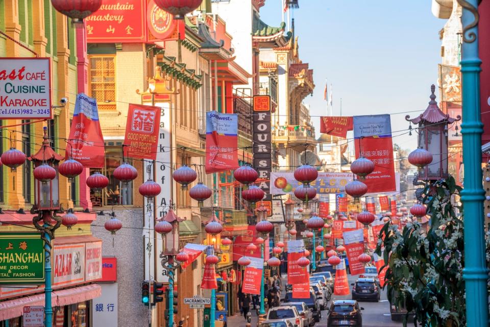 The colourful streets of San Fran’s Chinatown (Getty/iStock) (Getty Images/iStockphoto)