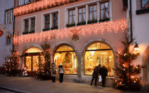 <p><strong>What: </strong>A smaller Christmas market in a quiet Bavarian town, but <a rel="nofollow noopener" href="http://www.bavaria.us/christmas-market-in-rothenburg" target="_blank" data-ylk="slk:Rothenburg ob der Tauber;elm:context_link;itc:0;sec:content-canvas" class="link ">Rothenburg ob der Tauber</a> more than pulls its weight in sheer beauty. Set against the backdrop of another medieval center, the Reiterlesmarkt welcomes the season with its white glühwein <em>and</em> the country’s only year-round Christmas museum. The Reiterlesmarkt gets its name from the “Rotherburger Reiterle,” or Rothenburg horseman: a Teutonic legend who rode through the skies with the souls of the dead. In modern times, the Reiterle has softened up a great deal, and he gives out gifts instead.</p> <p><strong>Where: </strong>Marktplatz</p> <p><strong>When: </strong>November 25 to December 23; 11 AM to 7 PM</p>