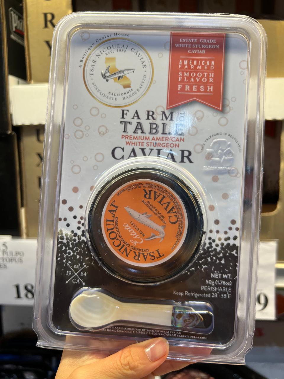 caviar at costco