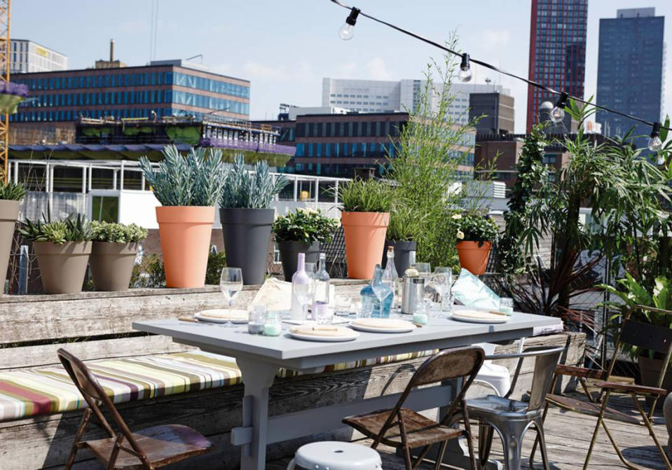 Des grands pots e fleurs pour l’extérieur