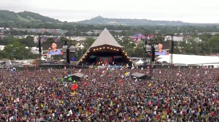 Jeremy Corbyn drew a huge crowd at Glastonbury.