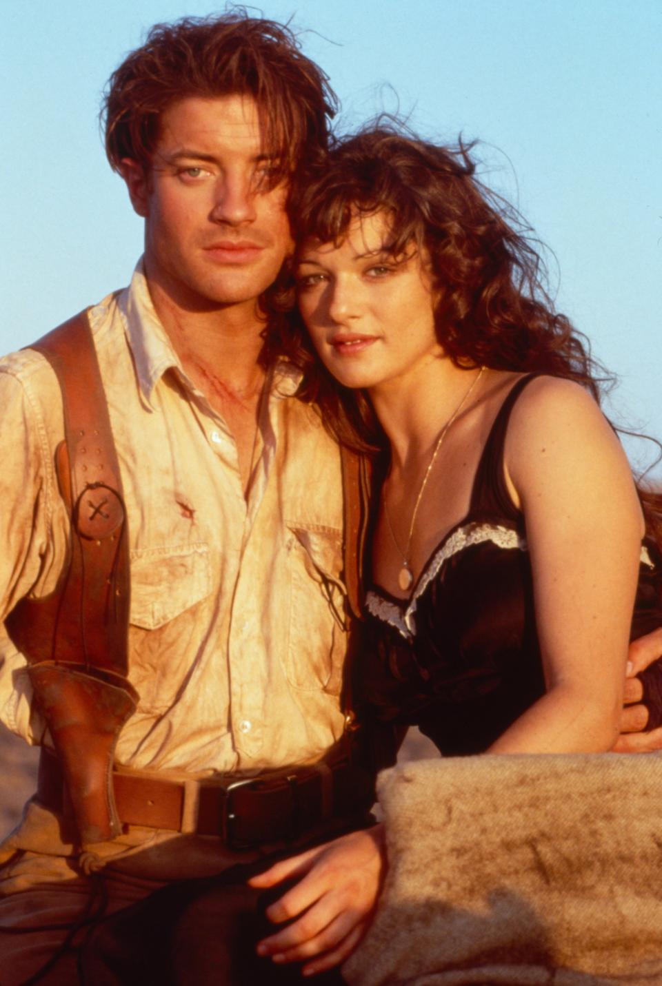 Brendan and Rachel in "The Mummy"