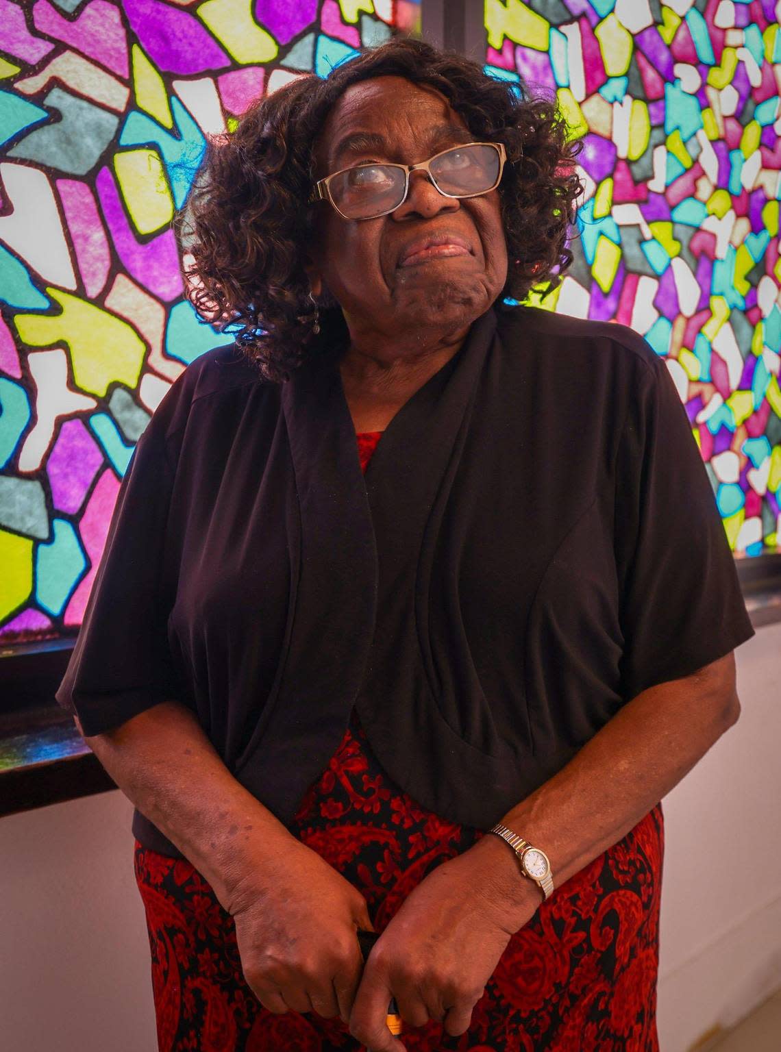 Political activist Joyce Price, chairperson of the Miami-Dade Community Action Agency Board, understands the fight ahead and reflects on earlier struggles during the Civil Rights Movement at Mt. Olive Missionary Baptist Church on Thursday, June 22, 2023.