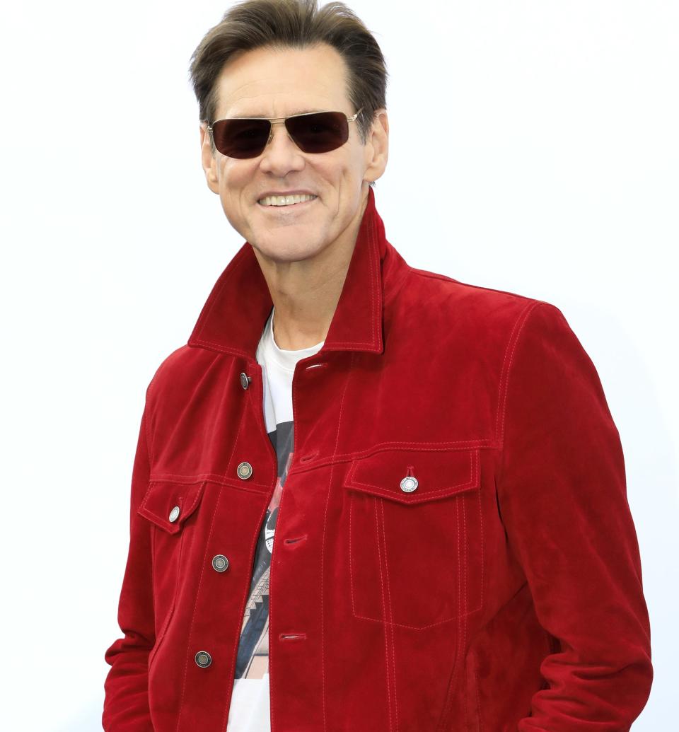 Jim Carrey attends the 'Sonic The Hedgehog' Family Day Event at the Paramount Theatre on January 25, 2020