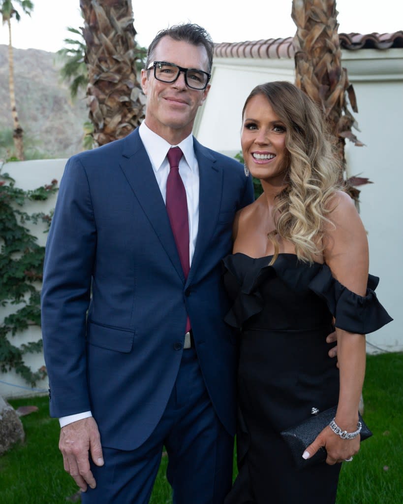 Ryan and Trista Sutter at “The Golden Wedding” in January 2024. ABC via Getty Images