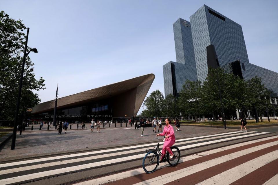 Rotterdam Central Station on June 17, 2023. (Dean Mouhtaropoulos via Getty Images)