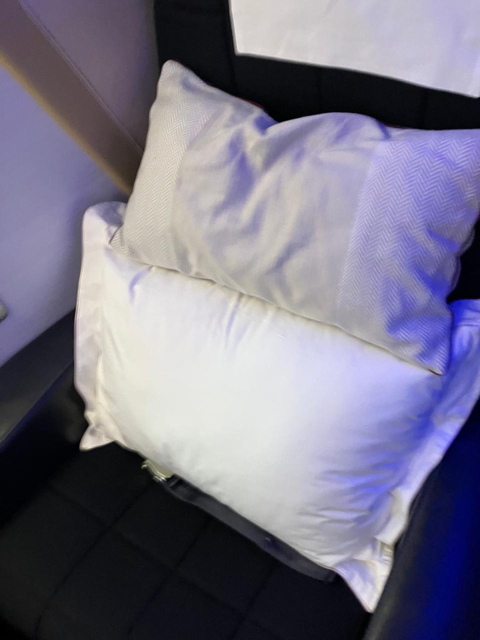 First class seat on British Airways