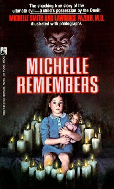‘Michelle Remembers’ was eventually discredited – but not before helping to spur the satanic panic. <a href="https://images-na.ssl-images-amazon.com/images/S/compressed.photo.goodreads.com/books/1177037179i/676637.jpg" rel="nofollow noopener" target="_blank" data-ylk="slk:Goodreads;elm:context_link;itc:0;sec:content-canvas" class="link ">Goodreads</a>