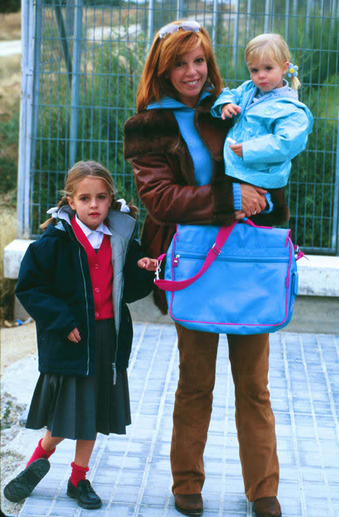 Belinda Washington con sus hijas cuando eran pequeñas