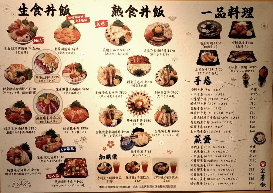 桃園｜坐著做。海鮮丼飯專門店