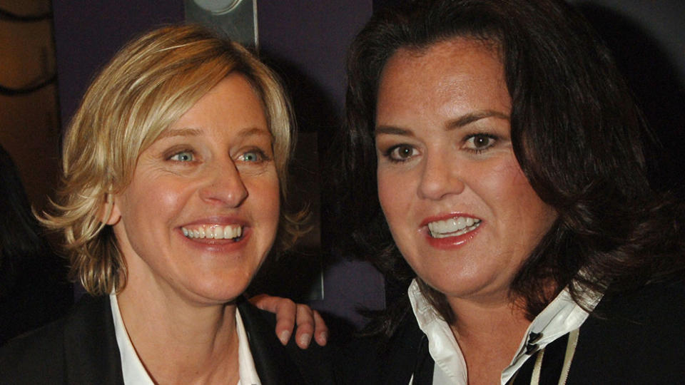 Rosie O'Donnell and Ellen DeGeneres