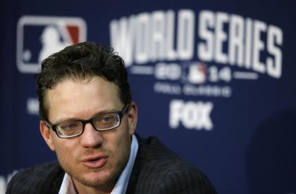 Peavy addresses the media Monday in Kansas City, Mo. (AP Photo)