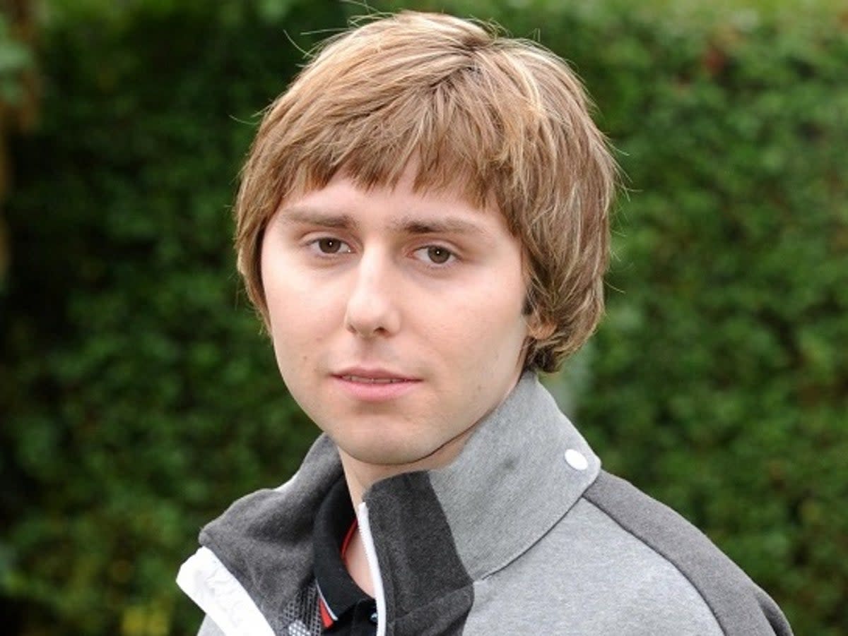 James Buckley, who played Jay Cartwright, during the filming of 'The Inbetweeners' (PA Archive/Press Association Images)