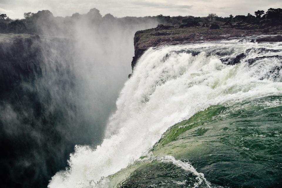 cascada, cataratas victoria, rociar