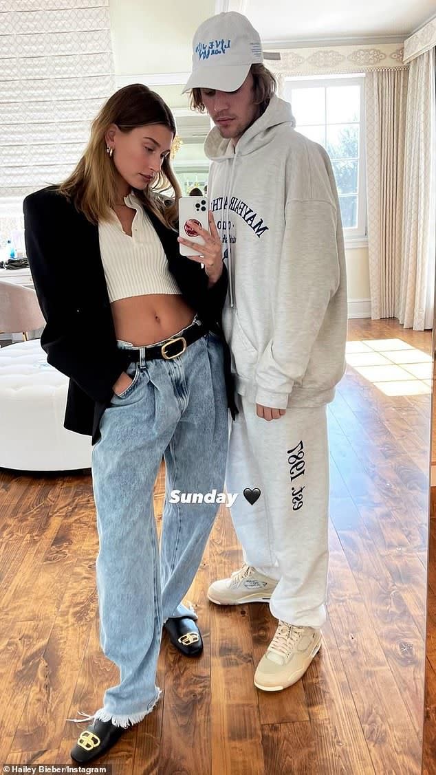 hailey and justin bieber