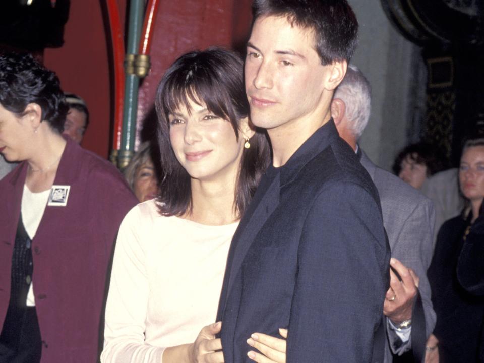 Sandra Bullock and Keanu Reeves