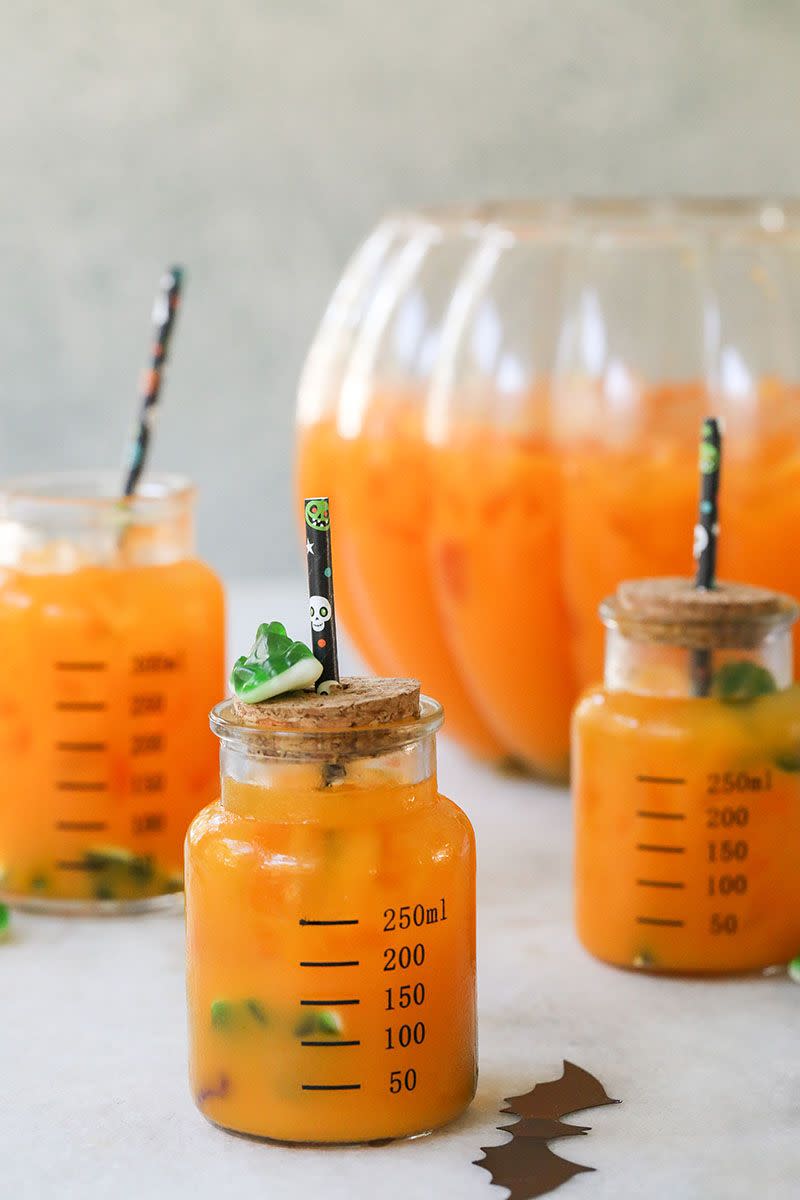 6) Three-Ingredient Halloween Punch for Kids