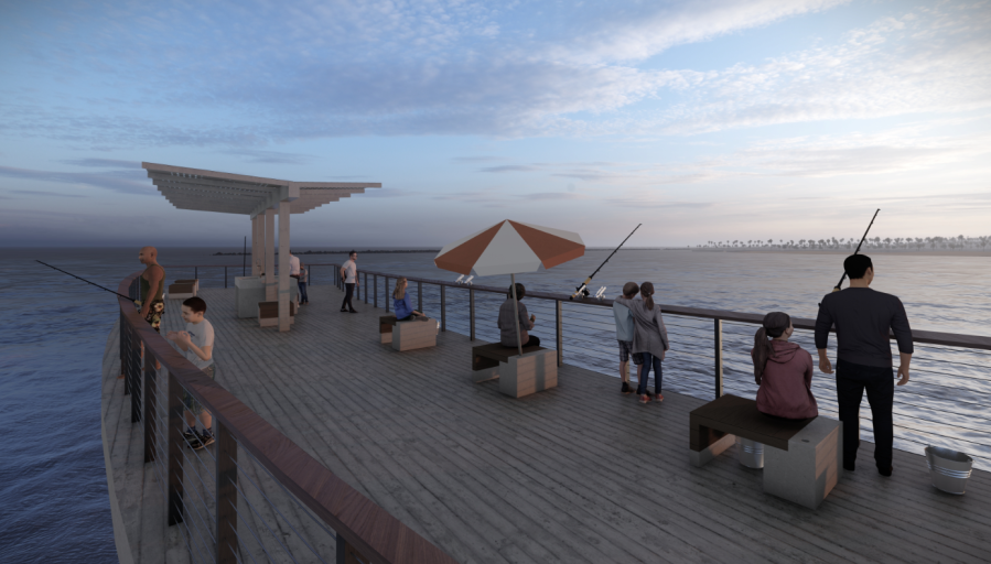 Sneak peek of the new Ocean Beach Pier design.