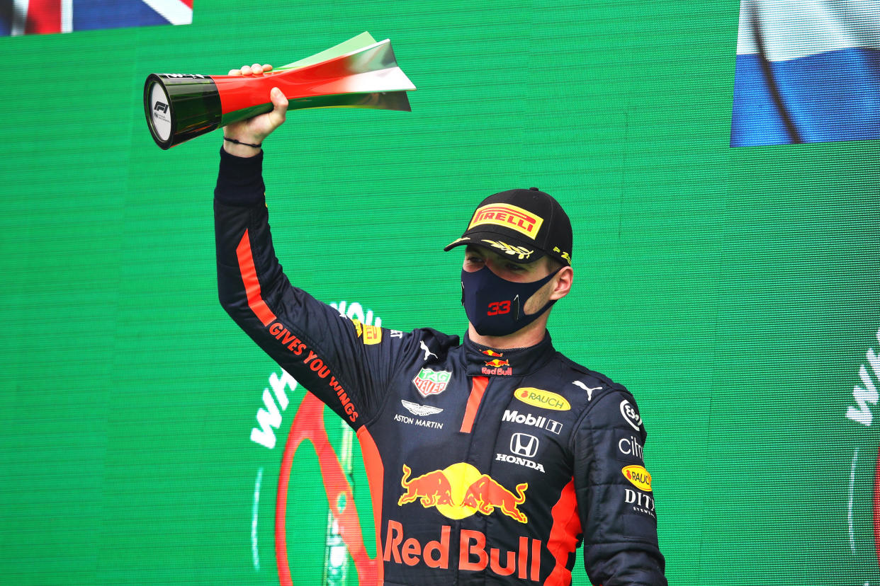 Verstappen finished third in the Portuguese Grand Prix but insists he won't be satisfied until he reaches the top