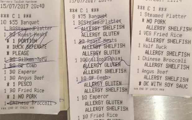 Chef Patrick Friesen criticised diners who confuse dietary requirements with dangerous food allergies  - Instagram / @patrickfriesen