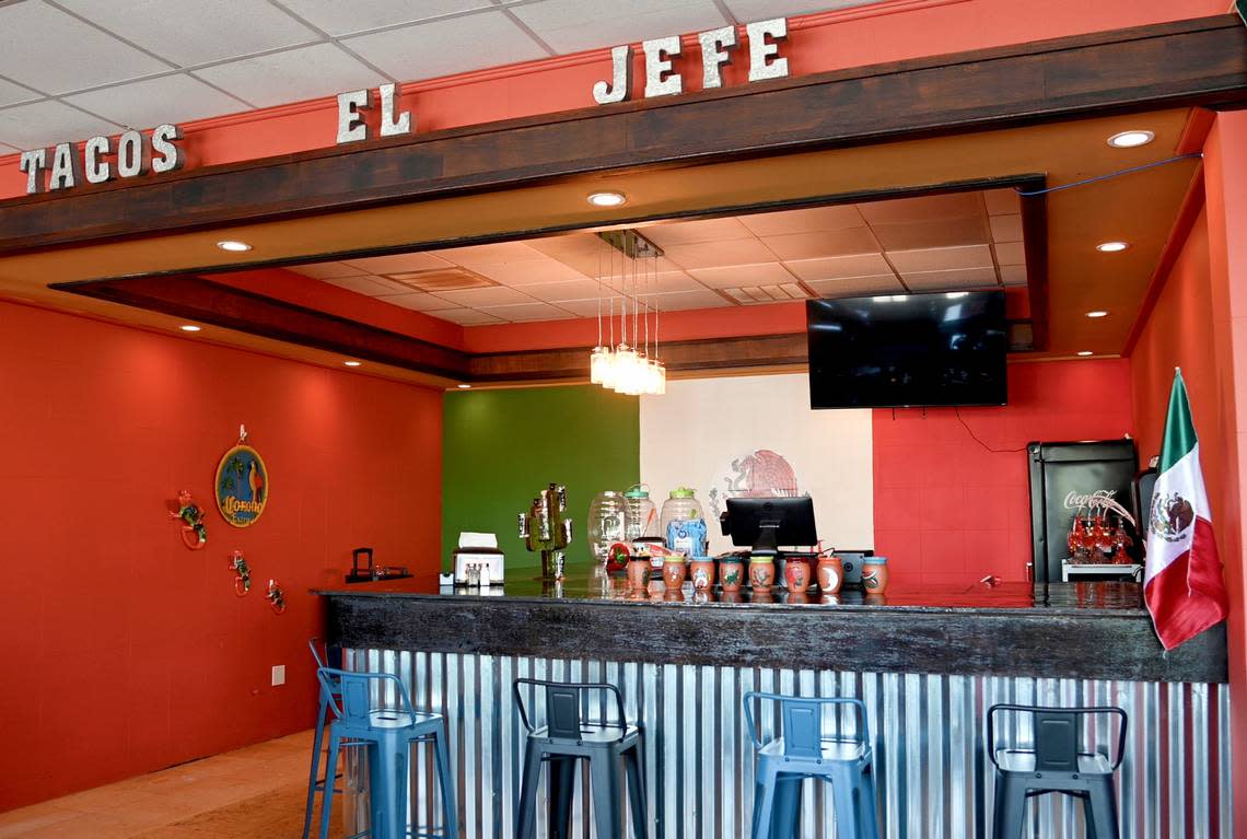 Tacos El Jefe Mexican Restaurant at 1030 Peach Parkway in Fort Valley will feature a bar once the new restaurant, which is opening soon, gets its alcohol license.