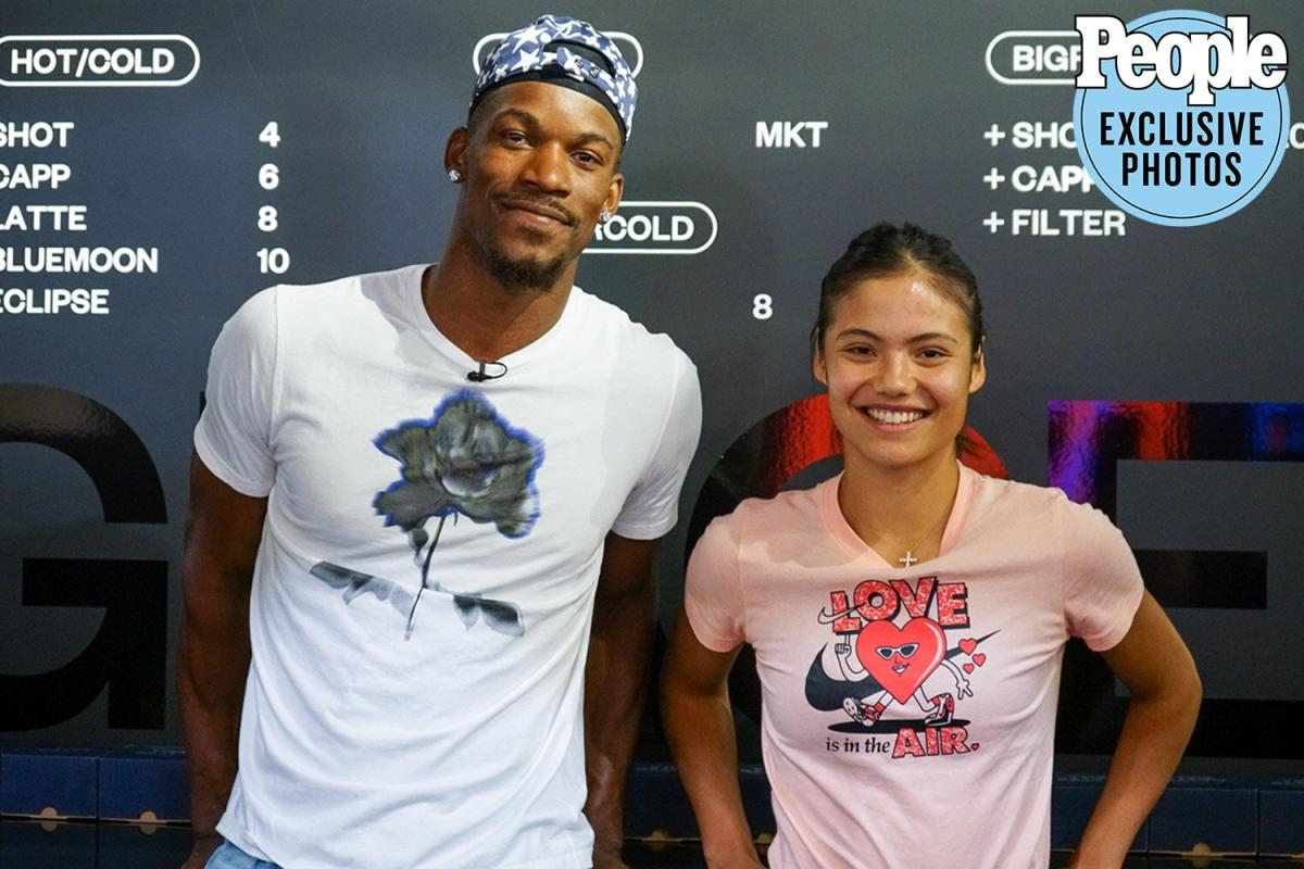 Jimmy Butler And His Daughters Favorite Tennis Player Emma Raducanu Bond Over Coffee In Sweet