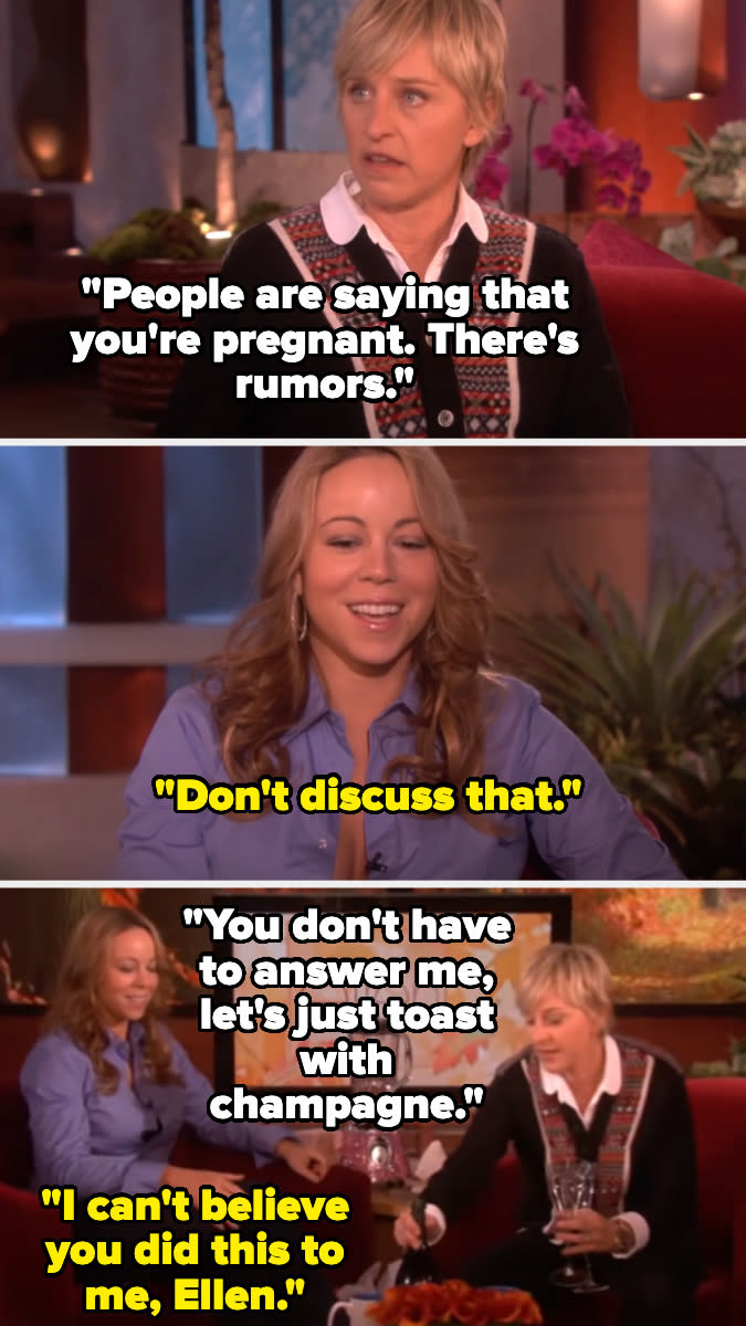 Mariah Carey on "Ellen"