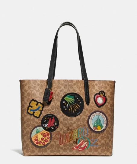 Wizard Of Oz Highline Tote In Signature Canvas With Patches 