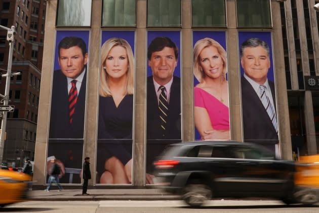 Protestors Call On Advertisers To Pull Their Ads From Fox News - Credit: Drew Angerer/Getty Images