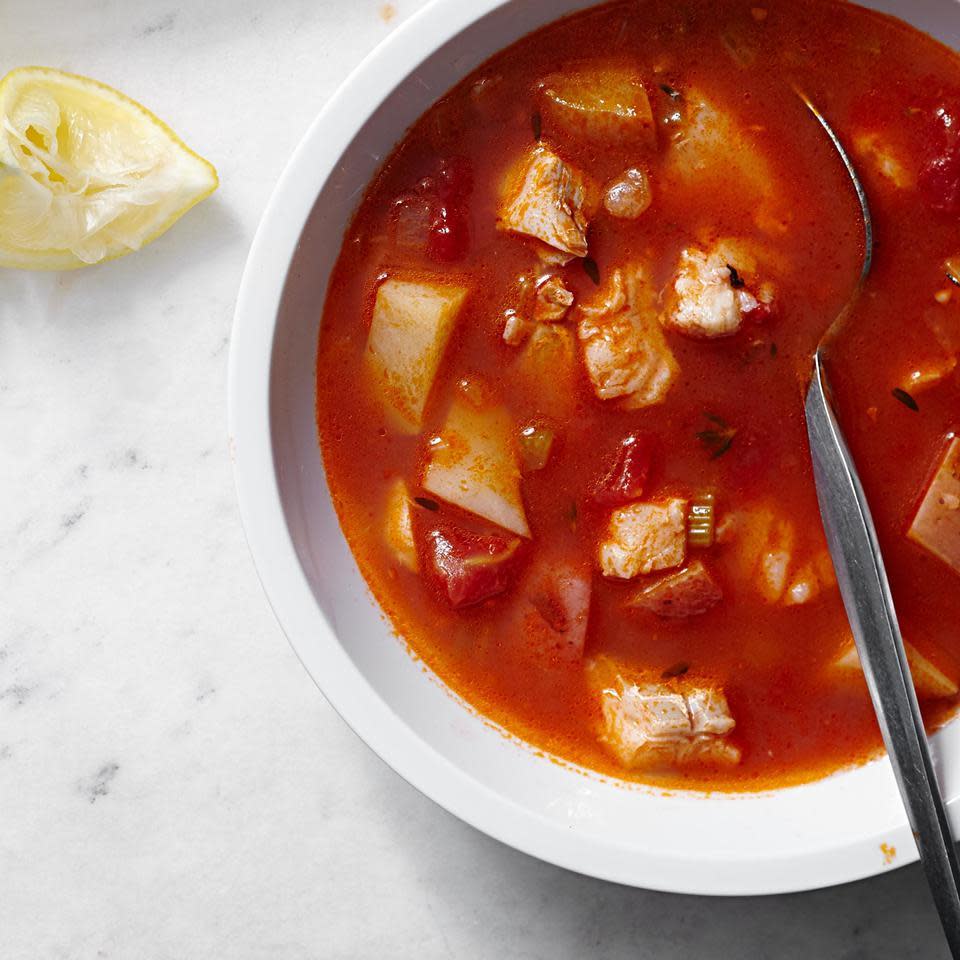 Manhattan Cod Chowder