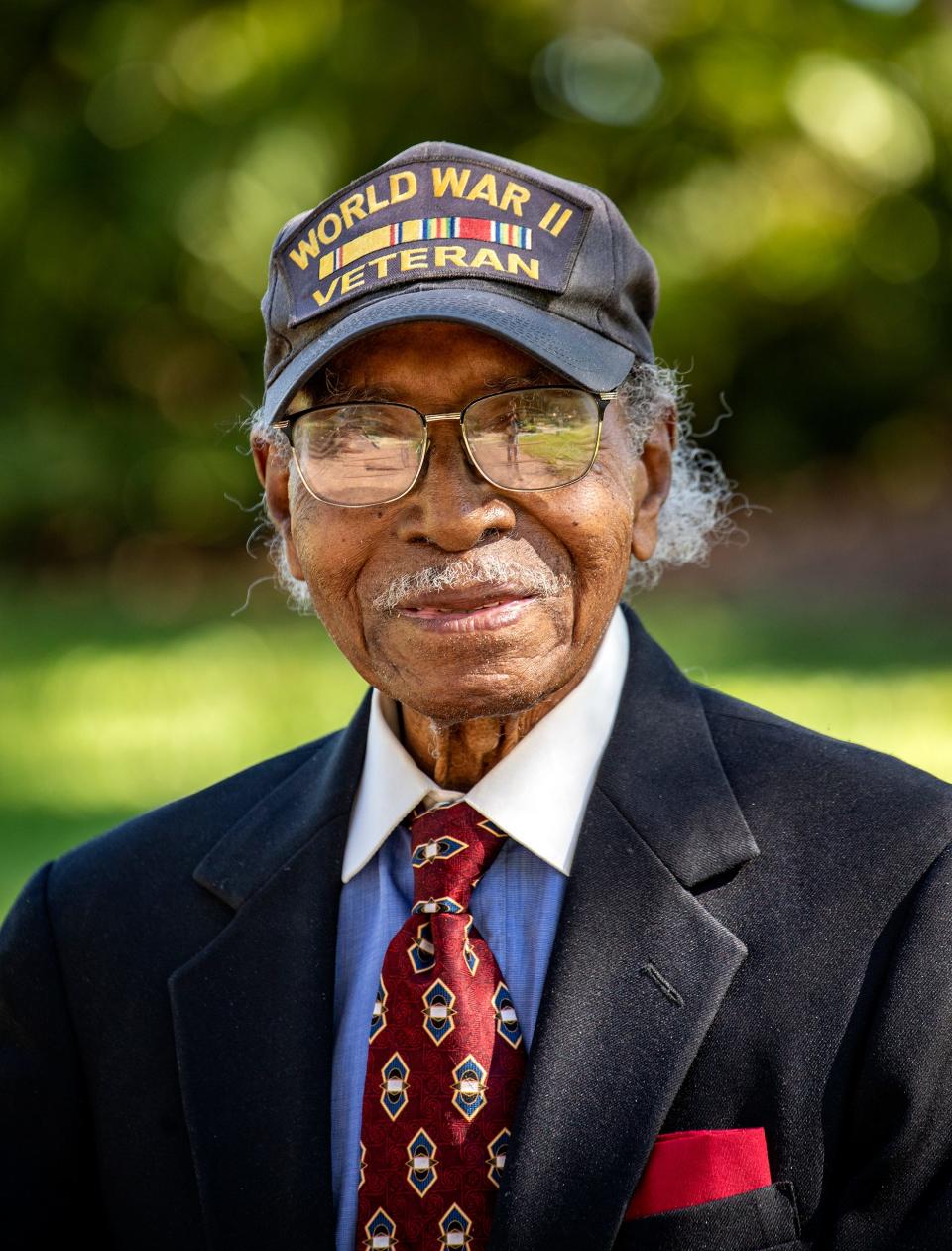 Herman Jenkins, a World War II veteran, died Friday at age 104. He said he often received greetings and thanks from strangers who noticed his World War II Veteran cap. Jenkins served in the Army and took part in the Normandy invasion.