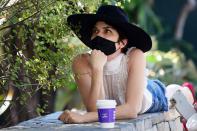 <p>Selma Blair is deep in thought on Saturday while out for coffee in West Hollywood.</p>